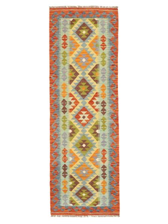 Pequeño Kilim Afghan Old Style Alfombra 83X248 Lana