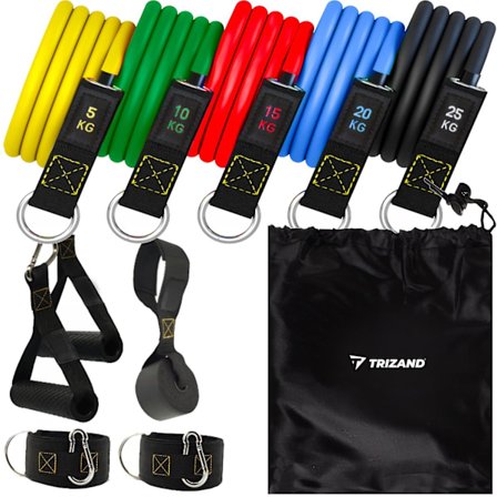 Set med Resistance Band - 5 Band