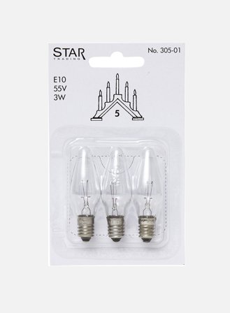 Julepære topp 5-lys rett