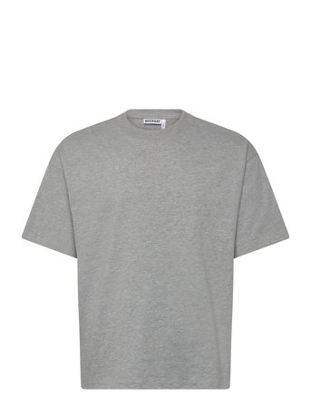 Weekday Great Boxy Heavyweight T-Shirt - Grey - XS