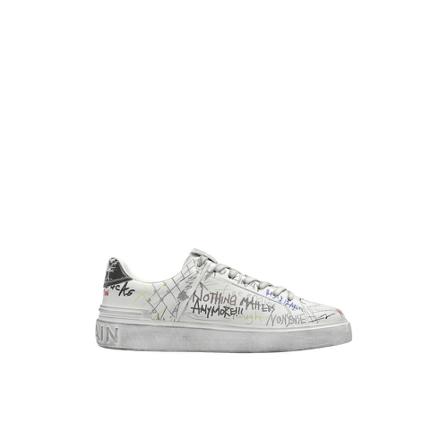 Balmain B-Court sneakers , Wit , Heren , Maat: 40 EU