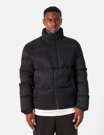 SIXTH JUNE Textured Downjacket - Black - S