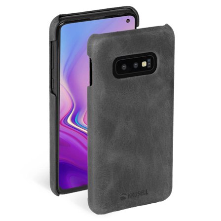 Premium Sunne Cover Vintage Black for Samsung Galaxy S10e - SWEDISH DESIGN - REAL LEATHER
