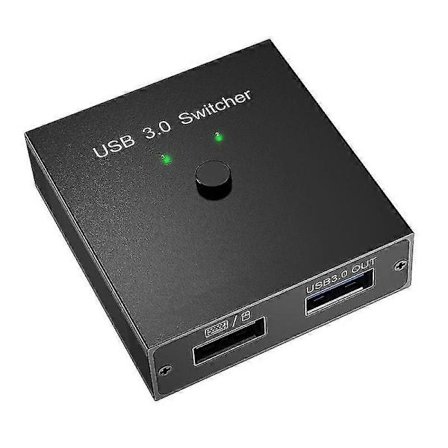 Usb-kytkinvalitsin 2 Tietokonetta Jakaa 1 Usb-laite Usb 3.0 Hub