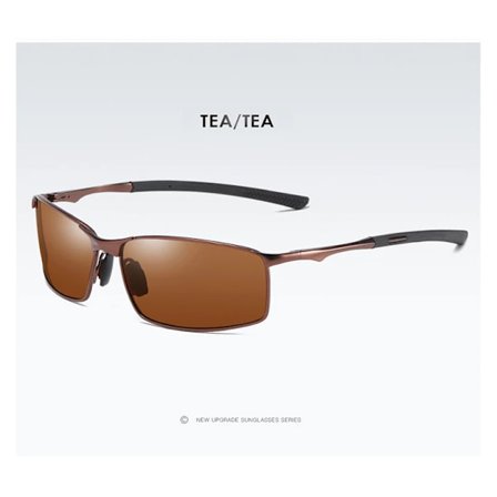 BOOROOT Polariserade solglasögon Män Kvinnor Legeringsram Solglasögon Modedesign UV400 Utomhus Körspegel Solglasögon