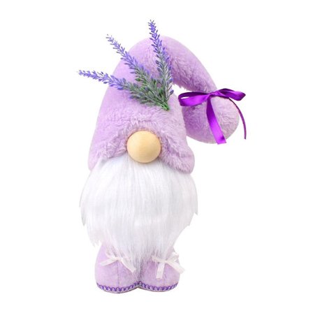 Lavendel Svenska Tomtar Dekoration För Hem Pastell Lila Vår Sommar Trappa Bricka Plysch Dekor Norr