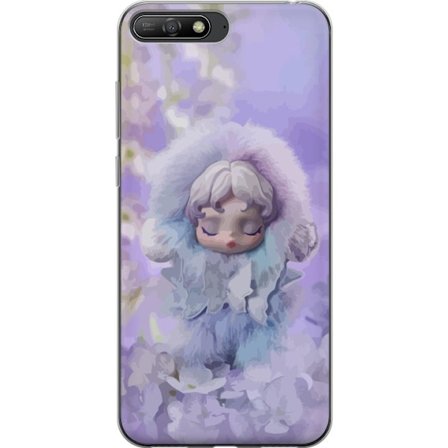 Kompatibelt Mobildeksel til Huawei Y6 (2018) Panda Vinyl Stil Figur Anime
