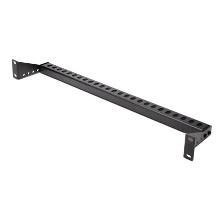 StarTech 1U Rack Mountable Cable Lacing Bar w/Adjustable Depth, Cable Support Guide For Organized 19" Racks/Cabinets, Horizontal Cable Guide For Patch