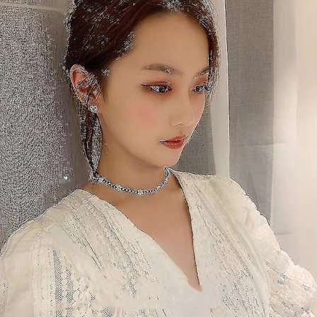 Halsband Bohemiska Regnbågsfärgade Pärlor Choker Halsband(H)