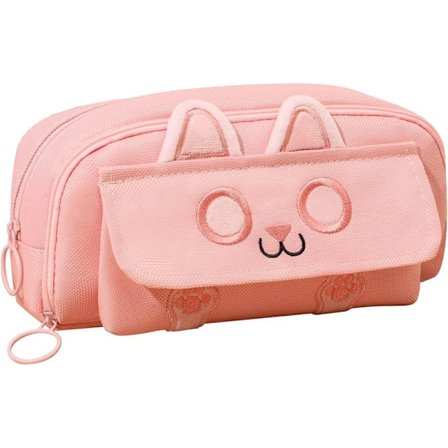 Stor Kapasitet 3D Katte Penal, Penal med Glidelås