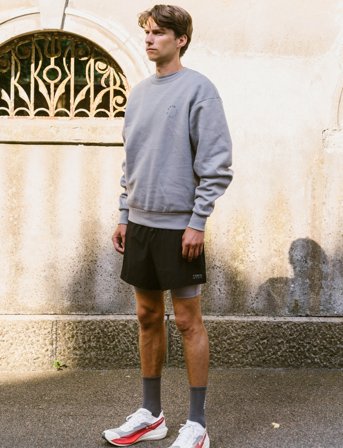 7 DAYS Active Organic Crewneck - Grey - S