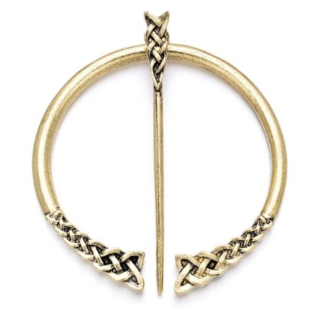 Viking Brosje Skjerf Brosje GULL STYLE-3 STYLE-3