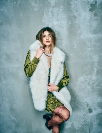 Copenhagen Muse Cmplushy-Waistcoat - Beige - L/XL