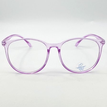 Transparent Computer Briller Stel Kvinder Mænd Anti Blåt Lys Runde Briller Blokerende Briller Optisk Brille