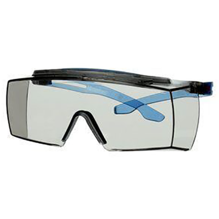 3M Secure fit 3700 Vernebriller Blå brillestang, lysegrå linse, Øye- & ansiktsbeskyttelse