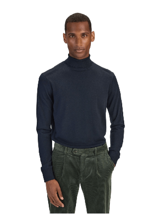 John Henric Merino Roller Neck Sweater (albion) Tröjor Herr M