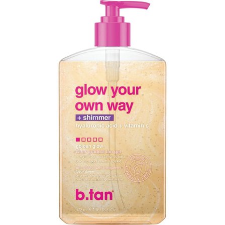 b.tan Glow Your Own Way Clear Self Tan Gel 473 ml, Skincare, Solpleje, Selvbruner