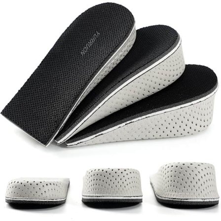 1 Par Skoinlägg/Bli Längre – Bekväm Bli Längre Sula Boost 2cm, 3cm, 4cm, Minnesfoam Höjande Osynliga Inläggssulor, Mjuk Och Andningsbar, Unisex