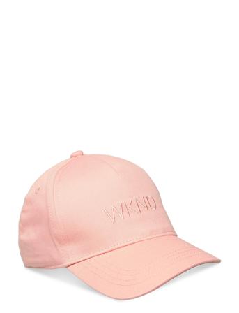 Cap Roundpeak Solids Accessories Headwear Caps Rosa Lindex
