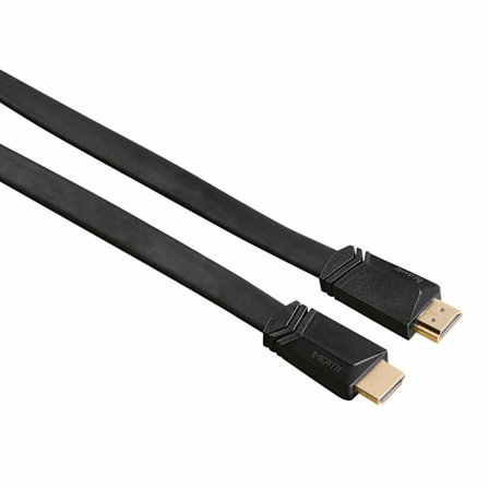 Kabel HDMI Ethernet Platt Svart 3m