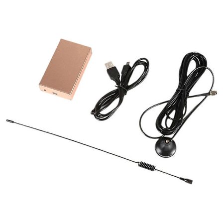 RTL-SDR Mottaker 100KHZ-1.7GHZ Full-Band SDR Radio Mottaker Støtte AM FM CW for FM Radio Walkie-Talkie Kommunikasjon