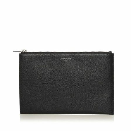 Yves Saint Laurent Vintage Clutches Sort, Dame Vintage Tasker, Størrelse: ONE Size
