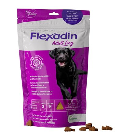Flexadin Adult Mangime Complementare Articolazioni Cani Adulti 60