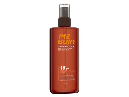 Piz Buin Tan & Protect Intensifying Sun Oil Spray SPF15, 150 ml