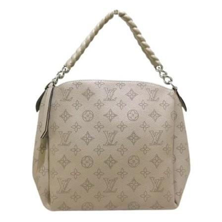 Louis Vuitton Vintage Pre-owned Leather Babylone Tas , Grijs , Dames , Maat: ONE Size Vintage Tassen