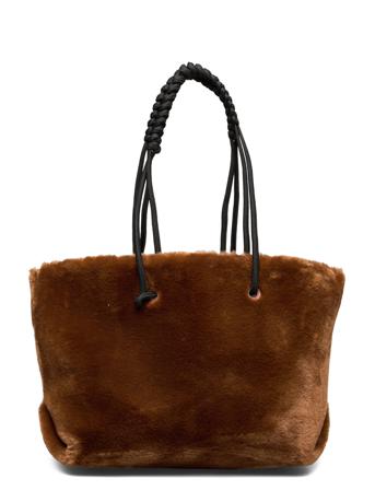 Kourt, 1550 Fur Bag Shopper Veske Brun STINE GOYA