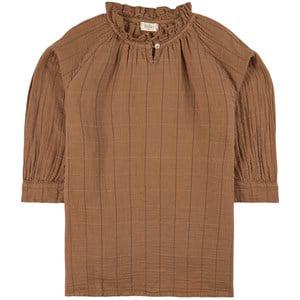 búho Muscade Check Dress 4 Years - Dresses - 4 years - Brown