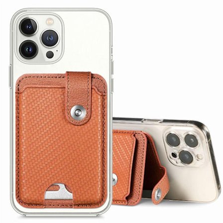 Mobiltelefon Kortväska Skyddshylsa Fäste BRUN