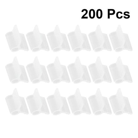 200 stk. 2 mm Plant Podning Klips Grøntsager Tomat Vine Stilke Vækst Support Fikseringsklips