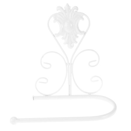 Stilren Toalettpappershållare Massiv Mässing Antik Finish Toalettpappershållare Vit 20.00X19.50X8.50CM 1-pack