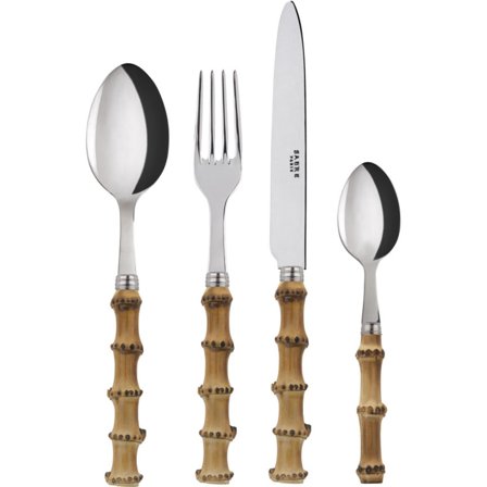 Sabre paris Panda bestiksæt 4 dele, bamboo light | KitchenOne