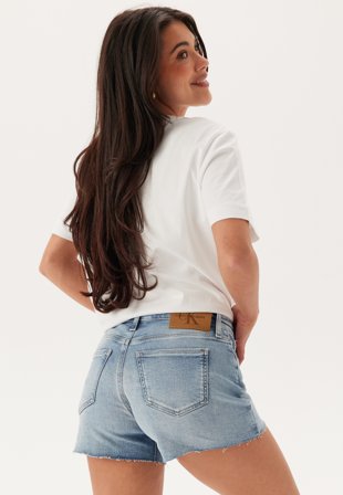 Calvin Klein Jeans Mid Rise Short 1AA Denim Light Klær