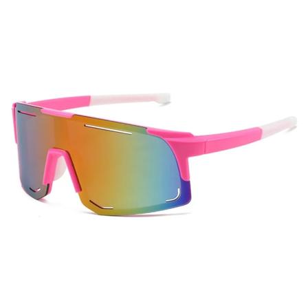 UV-skydd Cykelsolglasögon Vindtäta glasögon för män Kvinnor Polariserad Lens Road Riding Cykel Solglasögon Löpglasögon Pink
