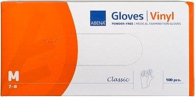 Abena Classic Guanto In Vinile Taglia M 100 Pezzi