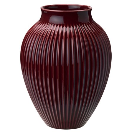 Knabstrup Vase 27 cm, ripple berry | KitchenOne