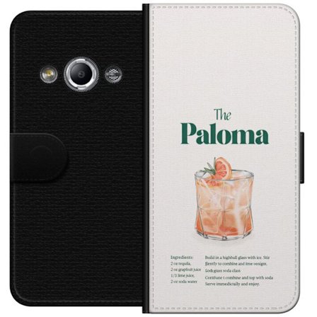 Kompatibel Tegnebogsetui til Samsung Galaxy Xcover 3 Paloma med grapefrugt i elegant cocktailtema