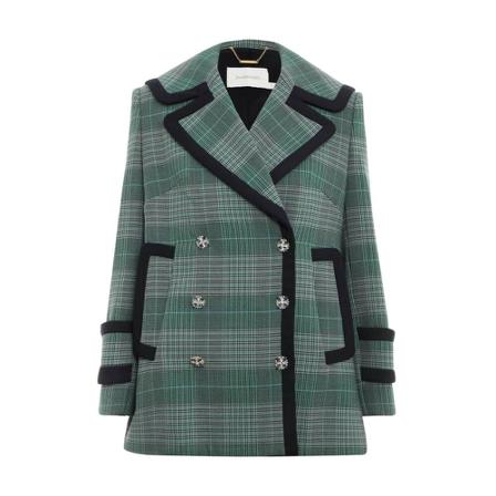 Zimmermann Double-Breasted Coats Grøn, Dame Uldfrakker