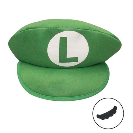 Anime-spel Super Luigi Brothers Cosplayhatt för Vuxna och Barn