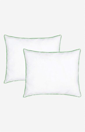 Cellbes of Sweden - Kudde medium Elisabeth 2-pack - vit / grön - -