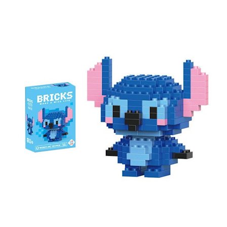 Pædagogisk Byggemodel til Børn, Mikropartikler, Gave Pige Dreng Puff Figurer Puslespil B4G7 Stitch 1 sæt Stitch 1 sæt Stitch 1 sæt