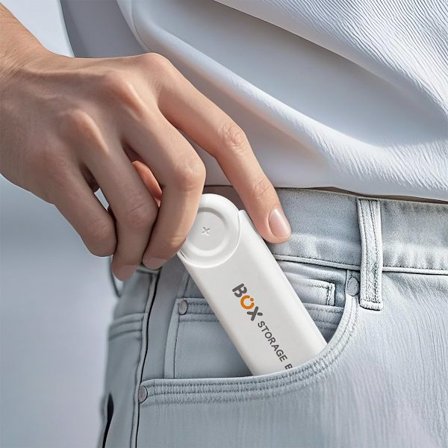 ING Pilleboks, praktisk oppbevaringsboks for medisiner, lett å oppbevare medisiner, lett å rengjøre pilleholder, hvit pilleboks