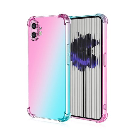 Gradient Cover Kompatibel Med Nothing Phone 1, Blød Tpu Fire Hjørner Stødsikker Beskyttende Cover