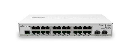 MikroTik Cloud Router Switch CRS326-24G-2S+IN - switch - 26 porter - Styrt