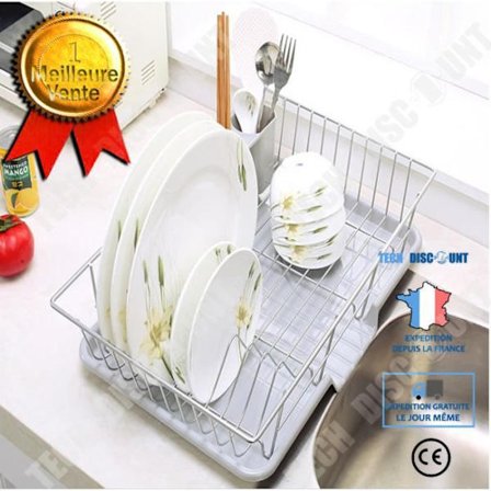 TD Astiahuuhtelija kuivausteline astioille ja keittiövälineille metallivarastointi -LAV