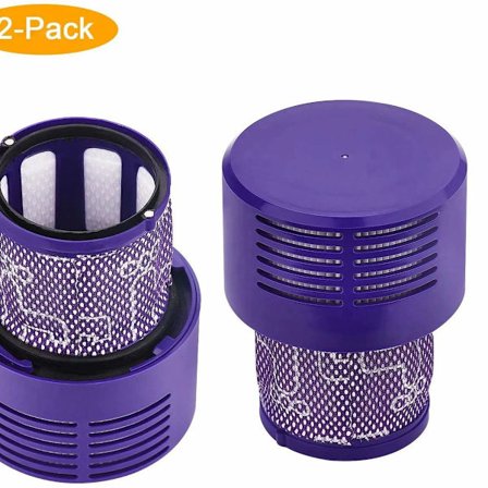 Ersättningsfilter, tvättbara filtertillbehör till Dyson V10 SV12 dammsugare
