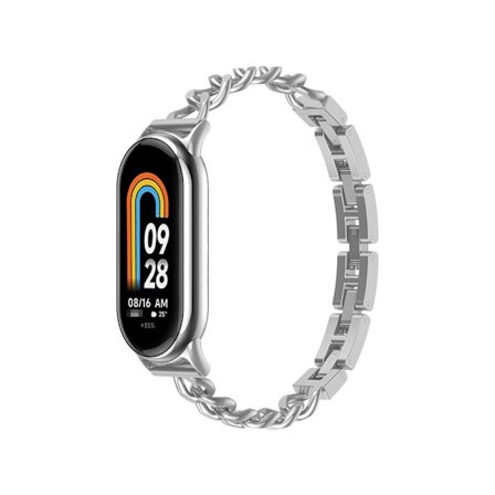 Metallarmband kompatibelt med Xiaomi Mi Band 8/9/10 - Stilrent armband i rostfritt stål